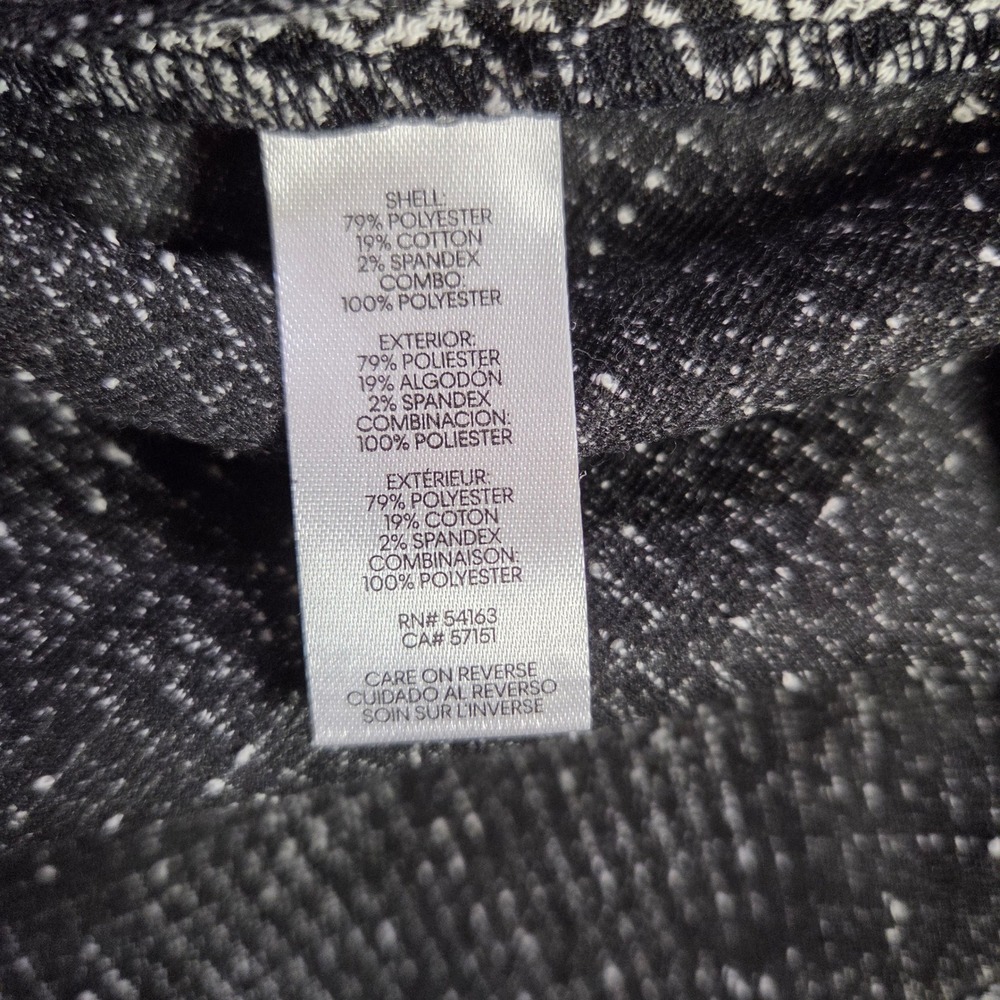 Karl Lagerfeld Paris Black White Tweed Pearl Button A-line Dress Bow Chanel 12 - Picture 6 of 11